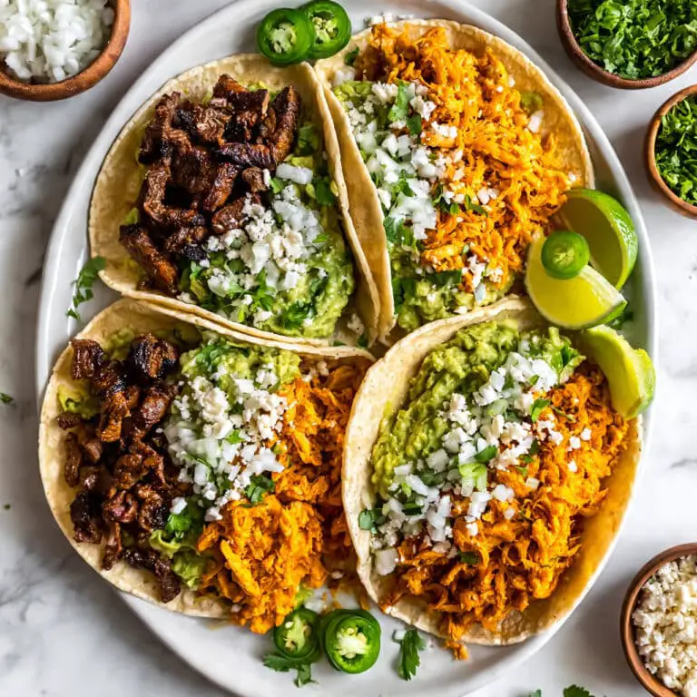 Authentic Mexican Street Tacos with Juicy Seasoned Meat and Fresh Toppings Recipe