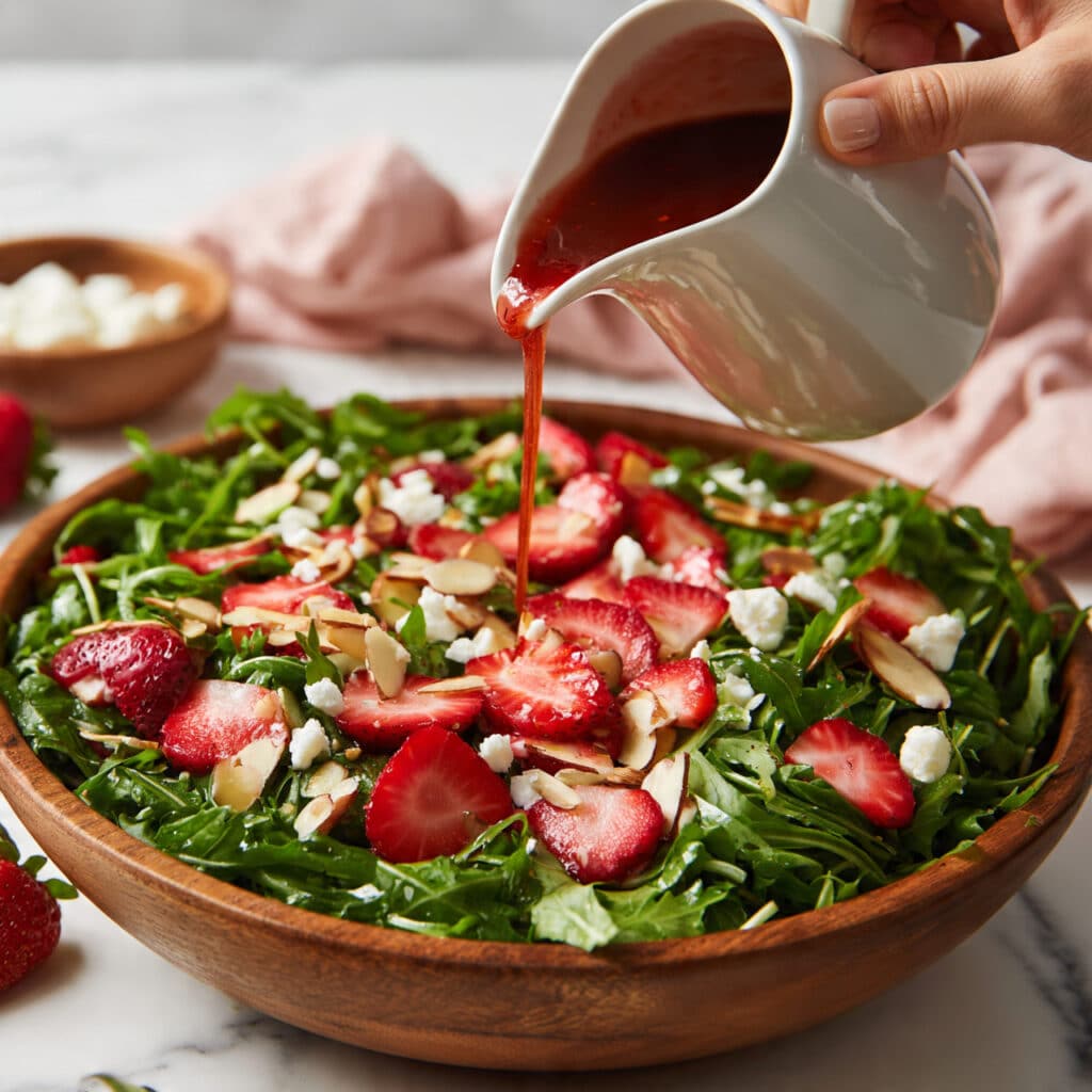 Strawberry Goat Cheese Salad with Balsamic Vinaigrette Recipe