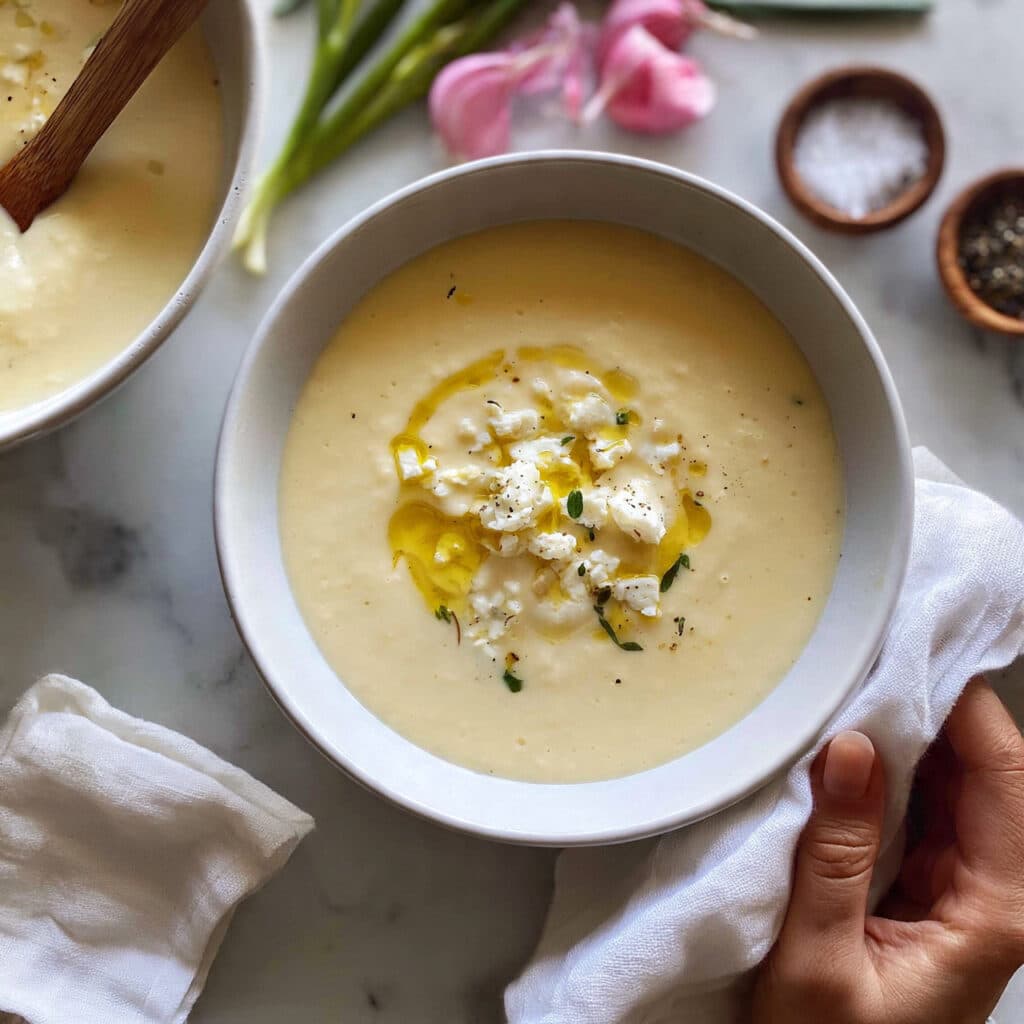 Creamy Cauliflower and Leek Soup Recipe