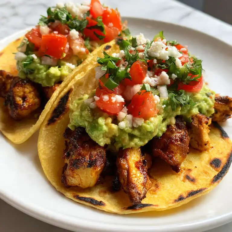 Chicken Street Tacos with Lime, Cilantro, and Onion Recipe