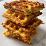 Cheddar Jalapeño Cornbread Waffles Recipe