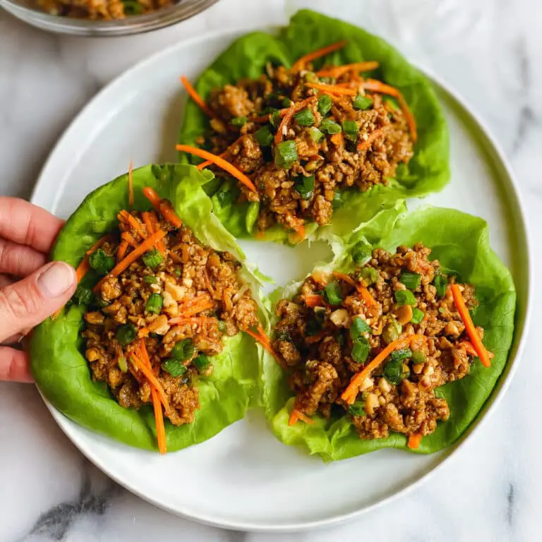 Thai Chicken Lettuce Wraps Recipe