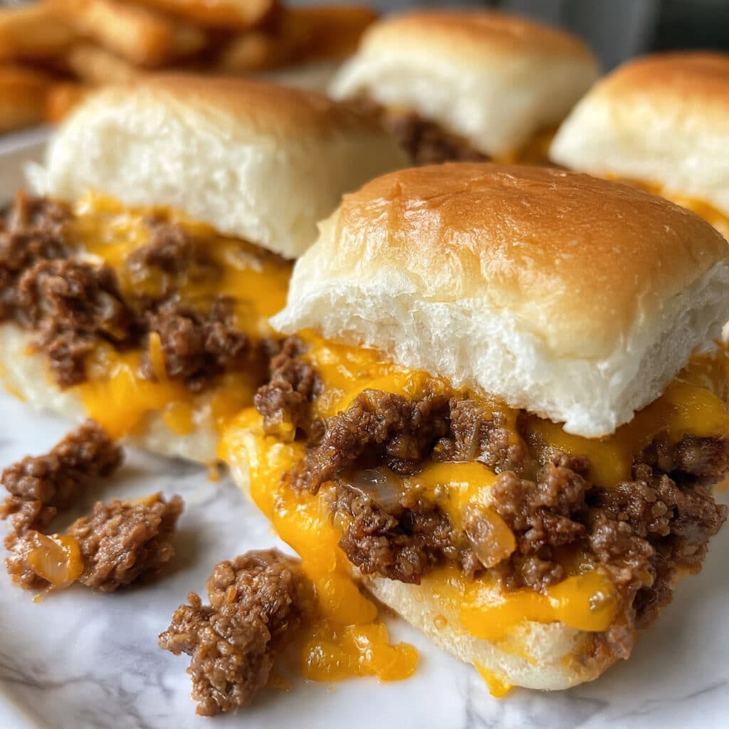 Beef Cheeseburger Pull-Apart Sliders Recipe