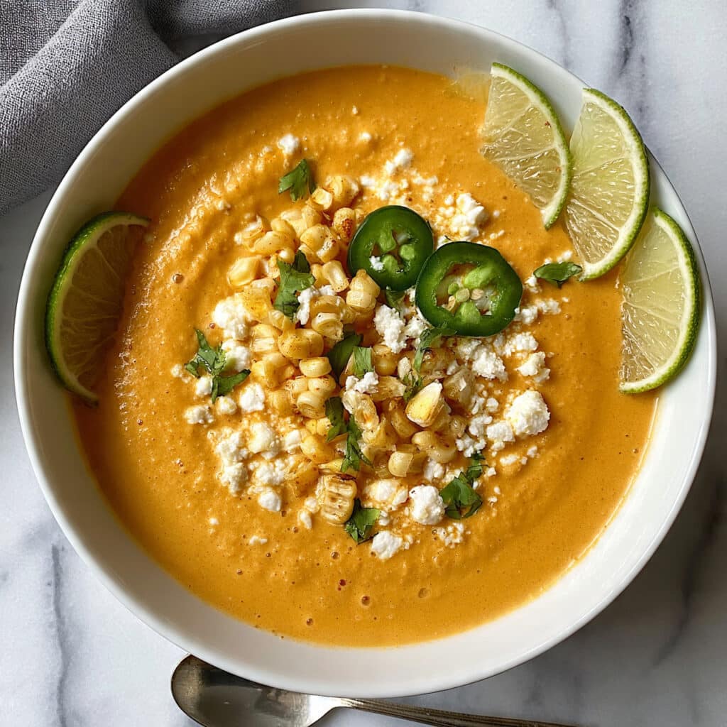 Mexican Street Corn Soup Recipe