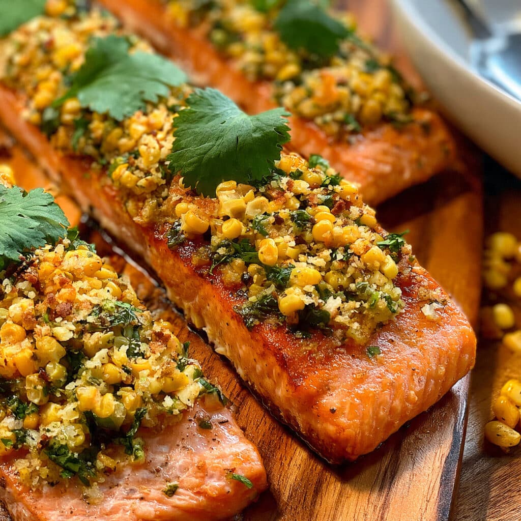 Easy Grilled Salmon with Corn Salsa Recipe