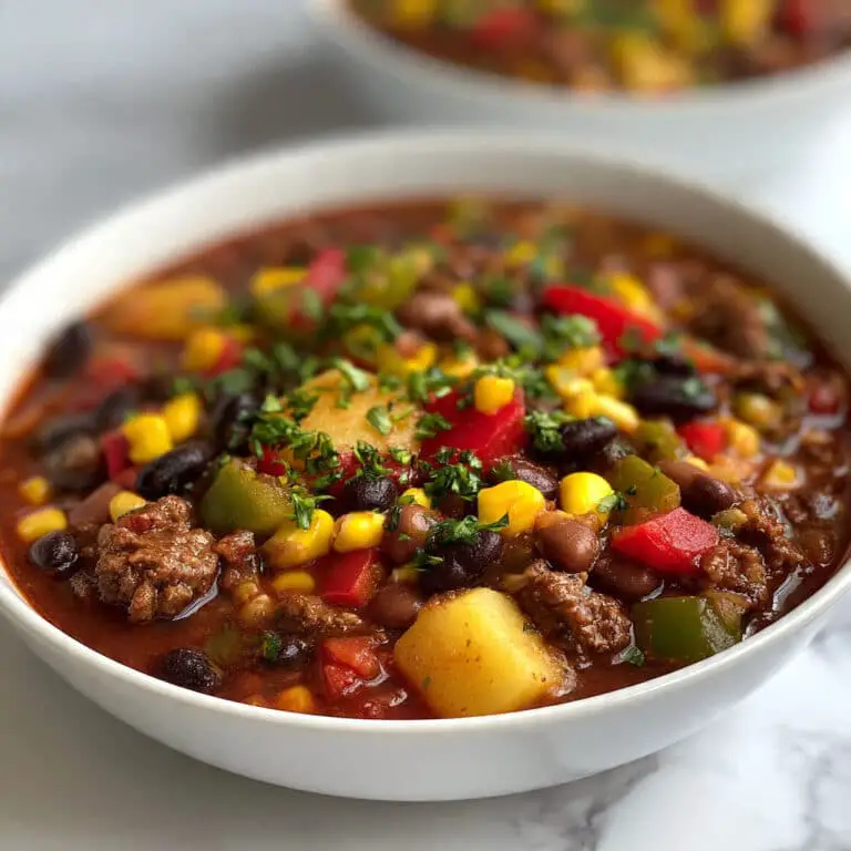 Cowboy Soup: Hearty Tex-Mex Ground Beef and Bean Stew Recipe