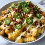 Loaded Cheese Fries with Bacon and Green Onions Recipe