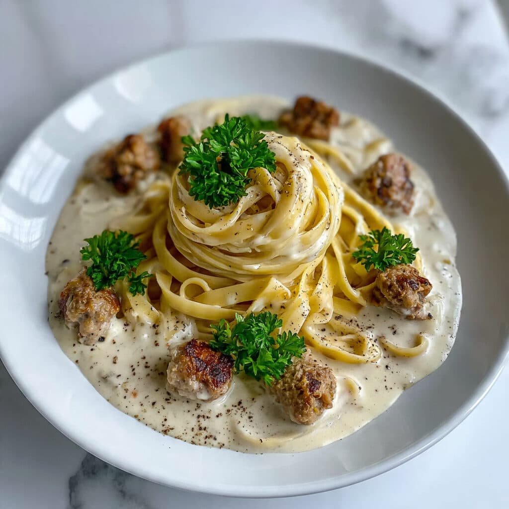 High-Protein Creamy Beef Pasta Recipe