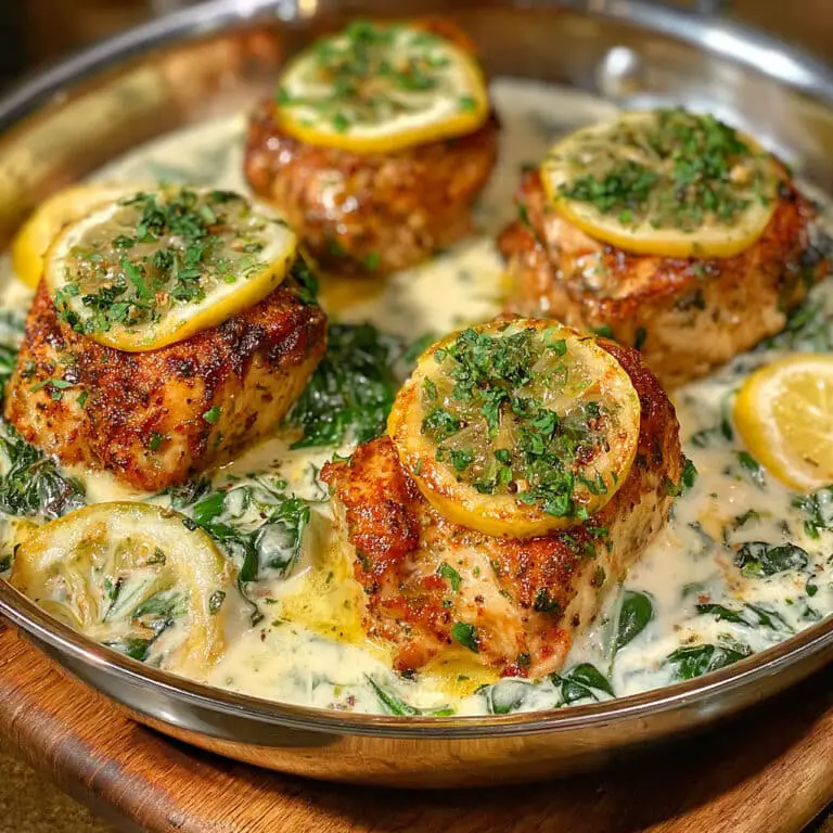 Creamy Lemon Garlic Chicken Recipe