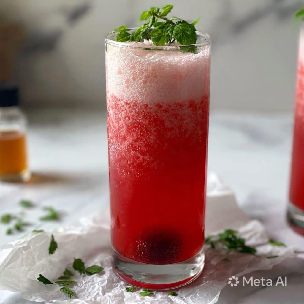 Peach Bourbon Spritzers Recipe