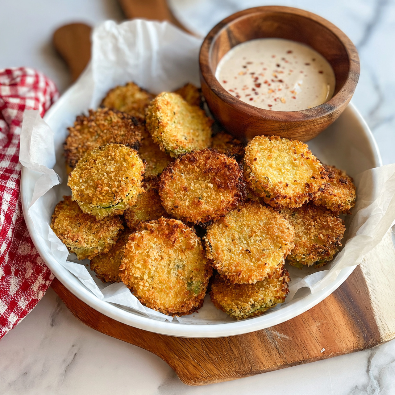 Air Fryer Fried Pickles Recipe - Recipe Image