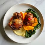 Spicy Maple Mustard Chicken with Creamy Polenta Recipe