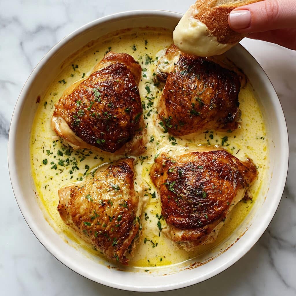 Mustard Chicken in Creamy Dijon Sauce Recipe