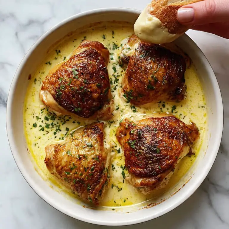 Mustard Chicken in Creamy Dijon Sauce Recipe