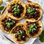 Mexican Street Tacos with Tender Beef and Fresh Cilantro Recipe