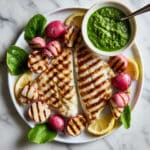 Grilled Barramundi with Radishes Recipe