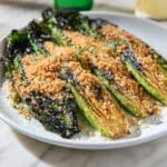 Easy Grilled Romaine Hearts with Parmesan, Lemon, and Parsley Recipe