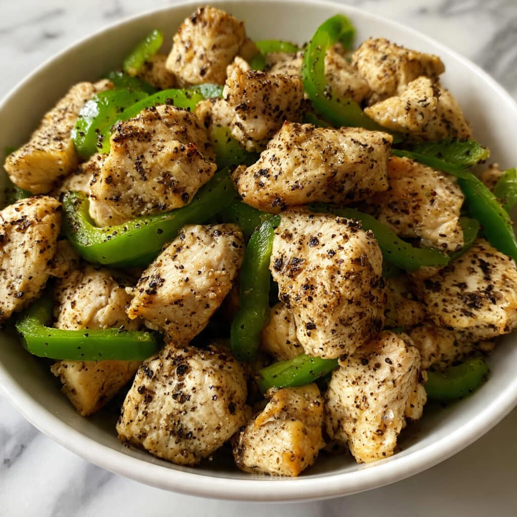 Black Pepper Chicken Stir-Fry Recipe