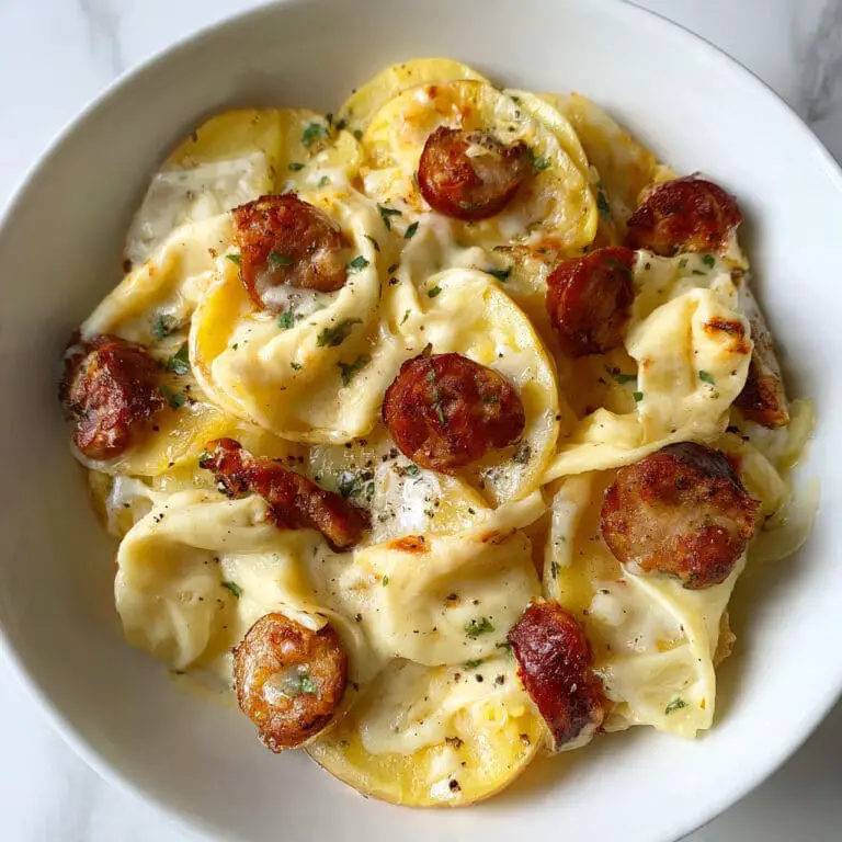 Cheesy Ranch Potatoes and Sausage Recipe