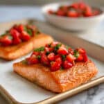 Easy Balsamic Salmon with Strawberry Salsa Recipe