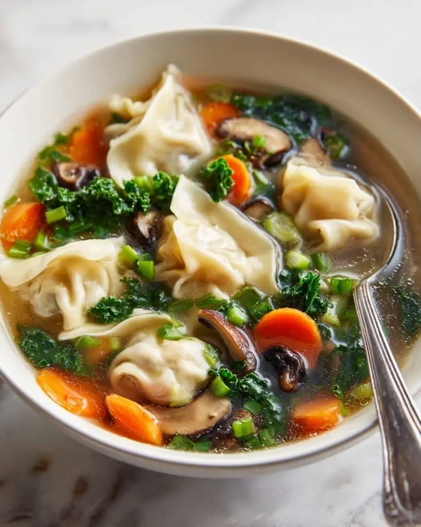 Homemade Wonton Soup Recipe