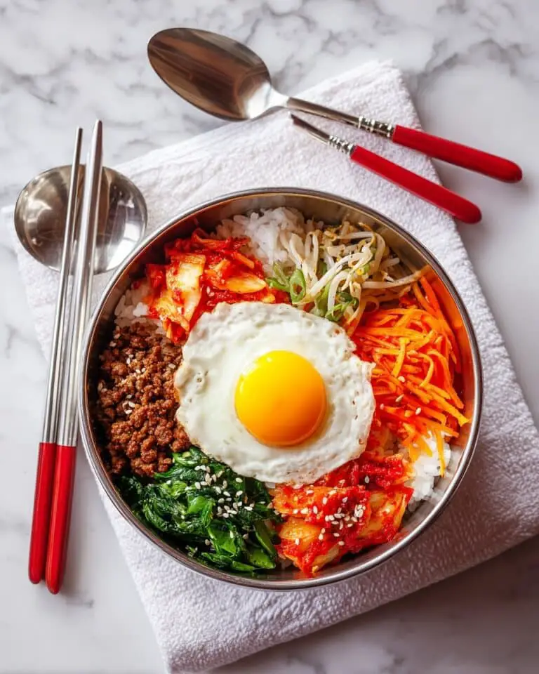 Easy Bibimbap with Ground Beef Recipe