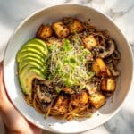 Soy & Agave Tofu Noodles Recipe