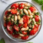 Speedy Tomato + Herby Bean Salad Recipe