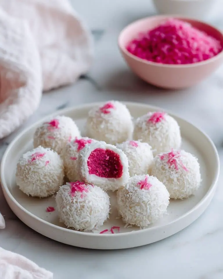 Coconut Dragon Fruit Energy Balls Recipe