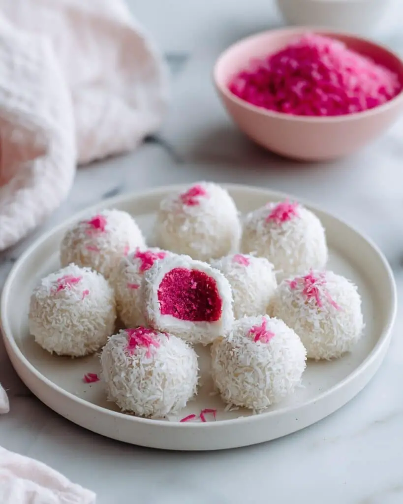 Coconut Dragon Fruit Energy Balls Recipe