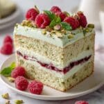 Pistachio Raspberry Cake Recipe
