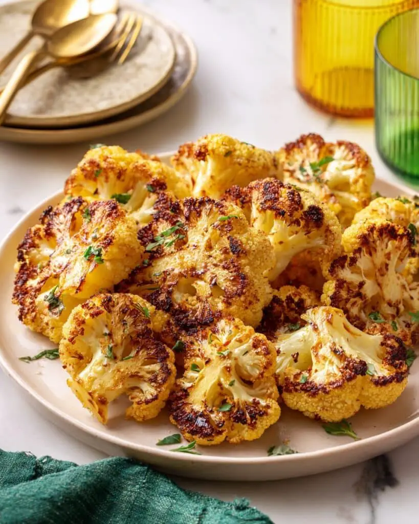 Roasted Cauliflower with Honey and Lemon Recipe