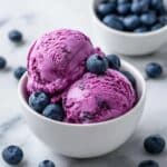 Blueberry Greek Frozen Yogurt Recipe