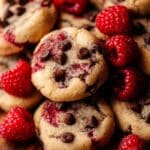 Decadent Raspberry Chocolate Chip Cookies Recipe