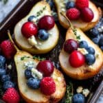Baked Pears with Berries: A Warm and Juicy Fall Dessert Recipe