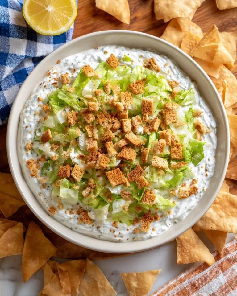Loaded Caesar Salad Dip Recipe