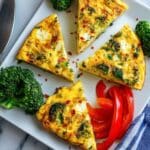 Potato, Pepper & Broccoli Frittata Recipe