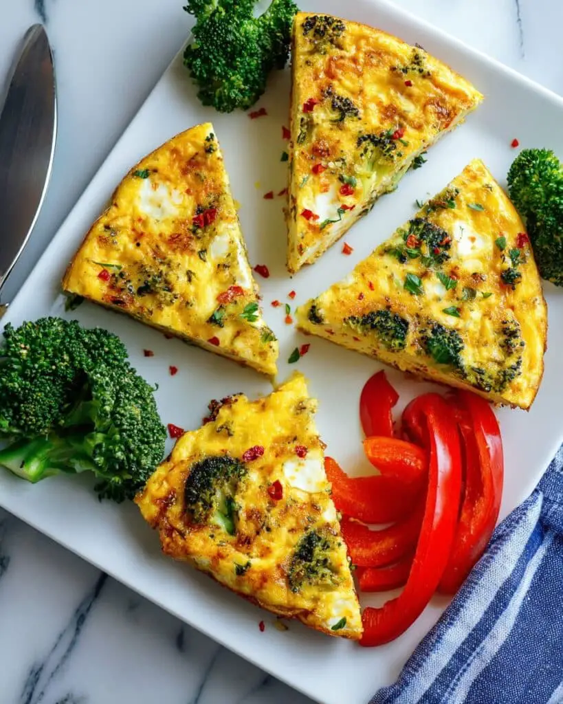 Potato, Pepper & Broccoli Frittata Recipe