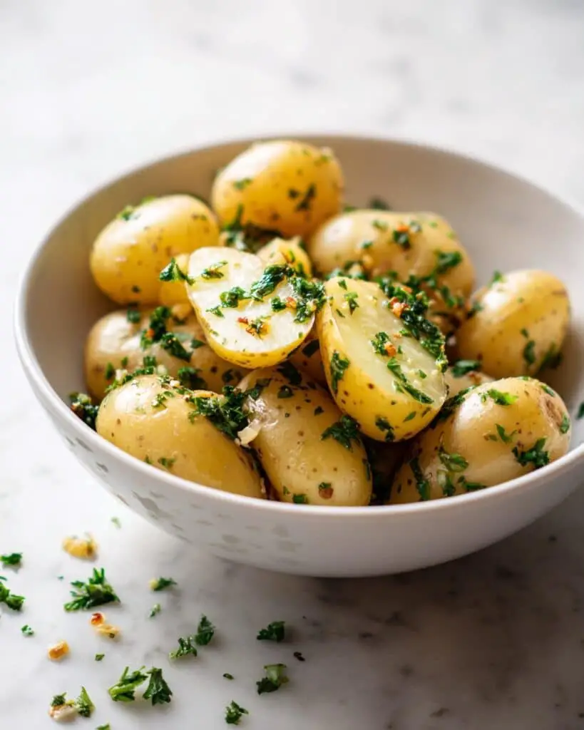 New Potato Salad with Shallots, Parsley & Vinaigrette Recipe