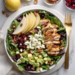 Chicken Pear Salad with Walnuts and Feta Recipe