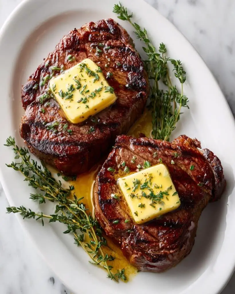 Garlic Butter Rosemary Grilled Steak Recipe