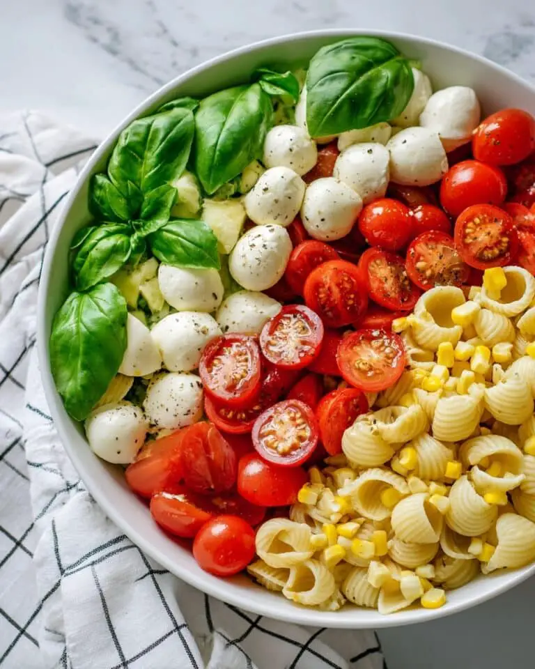 Cottage Corn and Tomato Pasta Salad Recipe