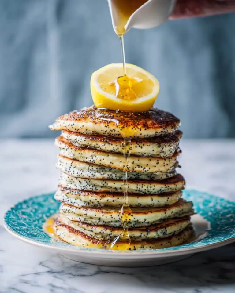 Lemon Poppy Seed Pancakes Recipe