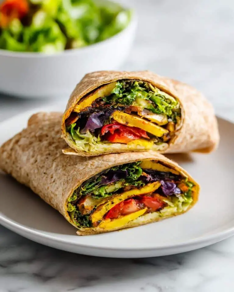 Grilled Veggie and Hummus Wraps Recipe