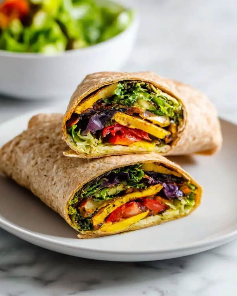 Grilled Veggie and Hummus Wraps Recipe