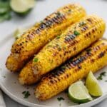 Grilled Corn on the Cob with Lime and Chili Butter Recipe