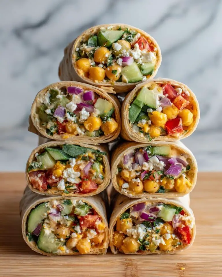 Mediterranean Chickpea Salad Wraps Recipe