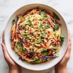 Thai Peanut Salad with Rice Noodles Recipe