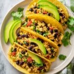 Avocado and Black Bean Tacos Recipe