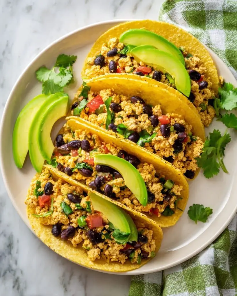 Avocado and Black Bean Tacos Recipe
